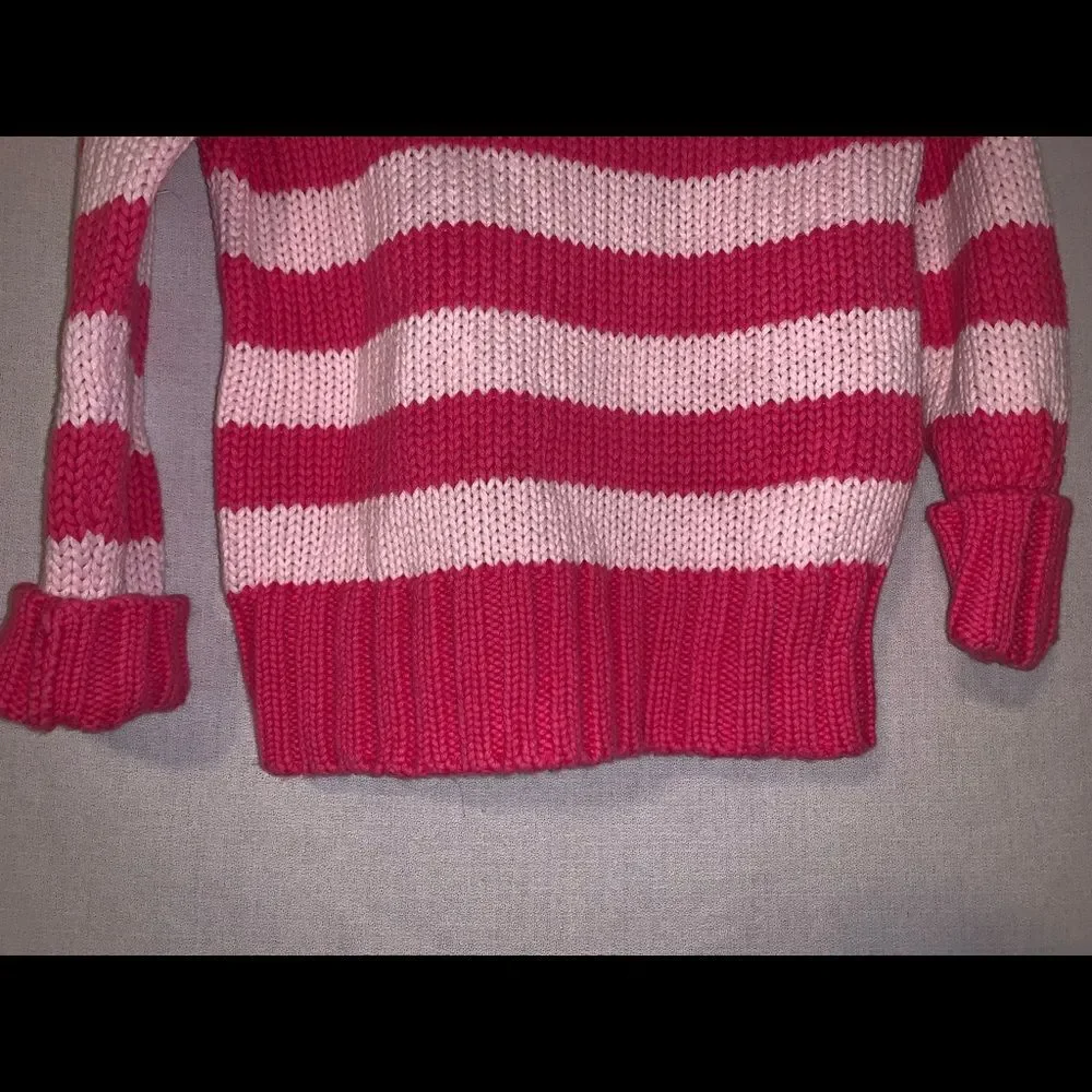 Old Navy 3T Pink Button Neck Sweater